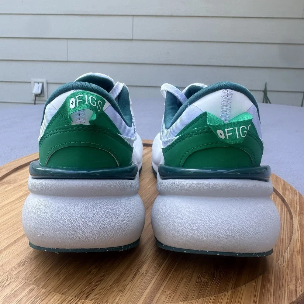 Figs x New Balance 3447 Sneakers Evergreen White Womens Size 7 U3447LE Nursing